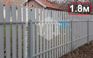 Забор из евроштакетника 1.8 метра высотой